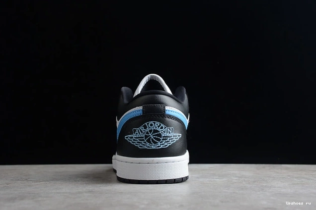 Black  White University Low Blue 1 DC0774-041 Jordan (W) 0506